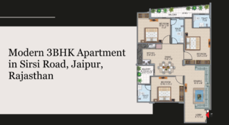 Modern 3BHK Apartment in Sirsi Road