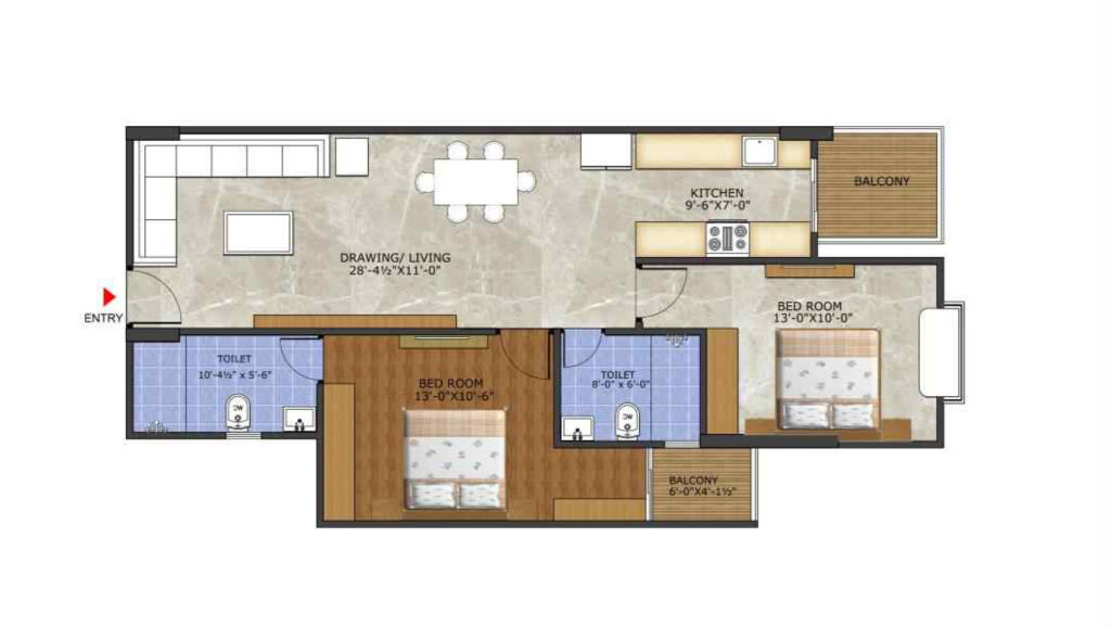 The Spectrum 21 By Sankalp Builders - Flat Type 1