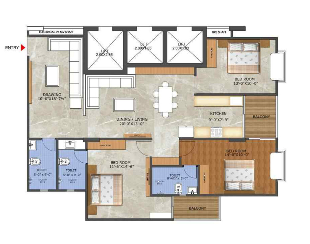 The Spectrum 21 By Sankalp Builders - Flat Type 2