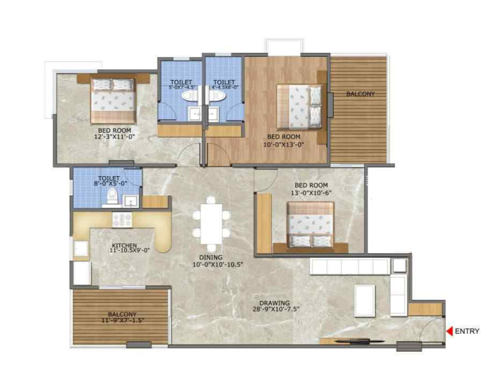 The Spectrum 21 By Sankalp Builders - Flat Type 4