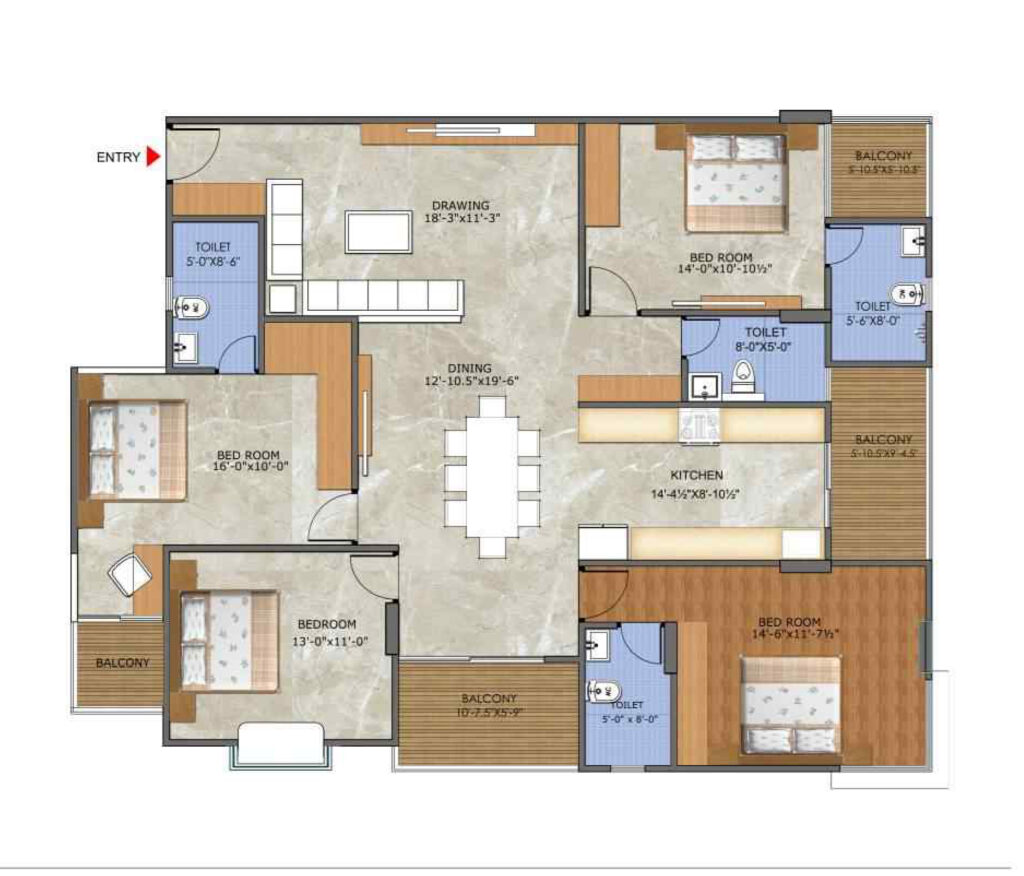 The Spectrum 21 By Sankalp Builders - Flat Type 7