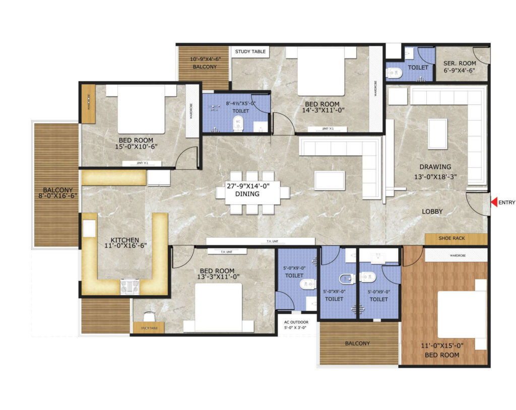 The Spectrum 21 By Sankalp Builders - Flat Type 9