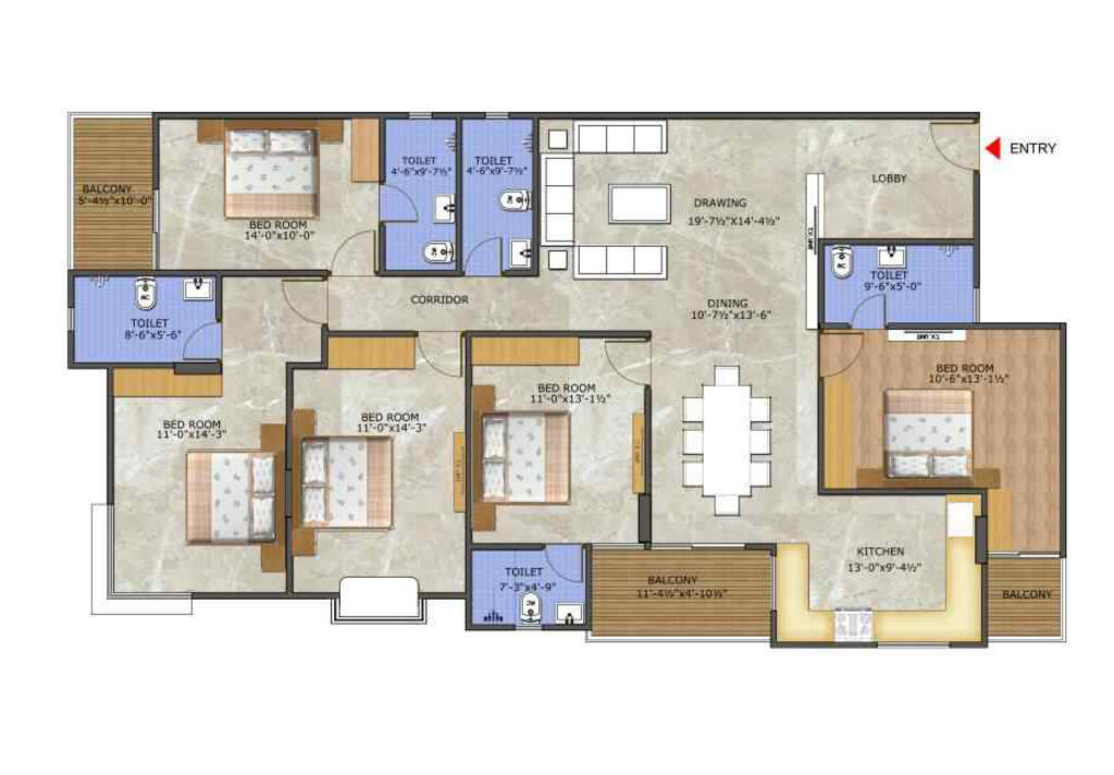 The Spectrum 21 By Sankalp Builders - Flat Type 10